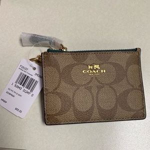 Coach keyring card holder